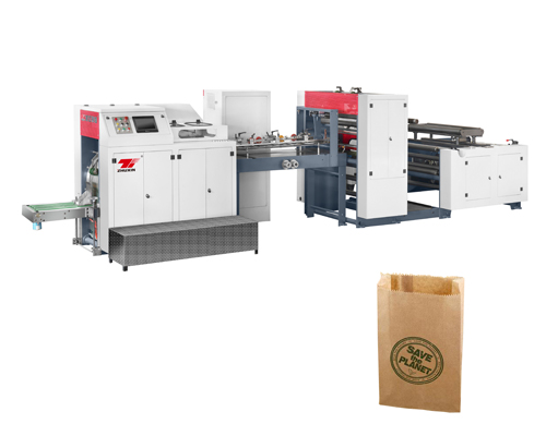 Automatic High Speed Point Tooth Food Paper Bag Making Machine