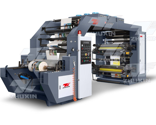 Four-color overlapping type synchronous belt  high speed printing machine